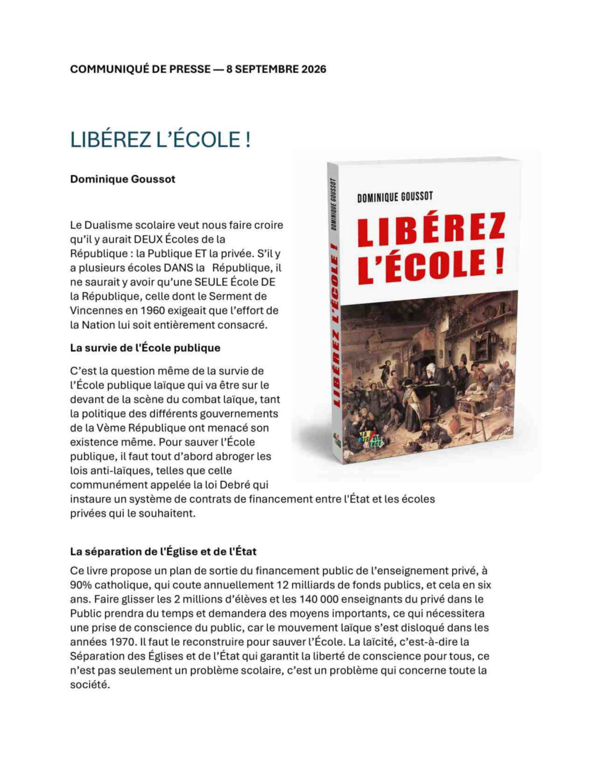 Communiqué de Presse - Libérez l'École_1